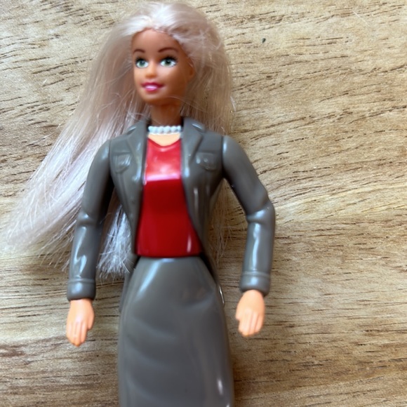 Vintage Barbie 1999 Plastic Barbie Doll McDonalds Happy Meal EUC Working Woman - Picture 4 of 6